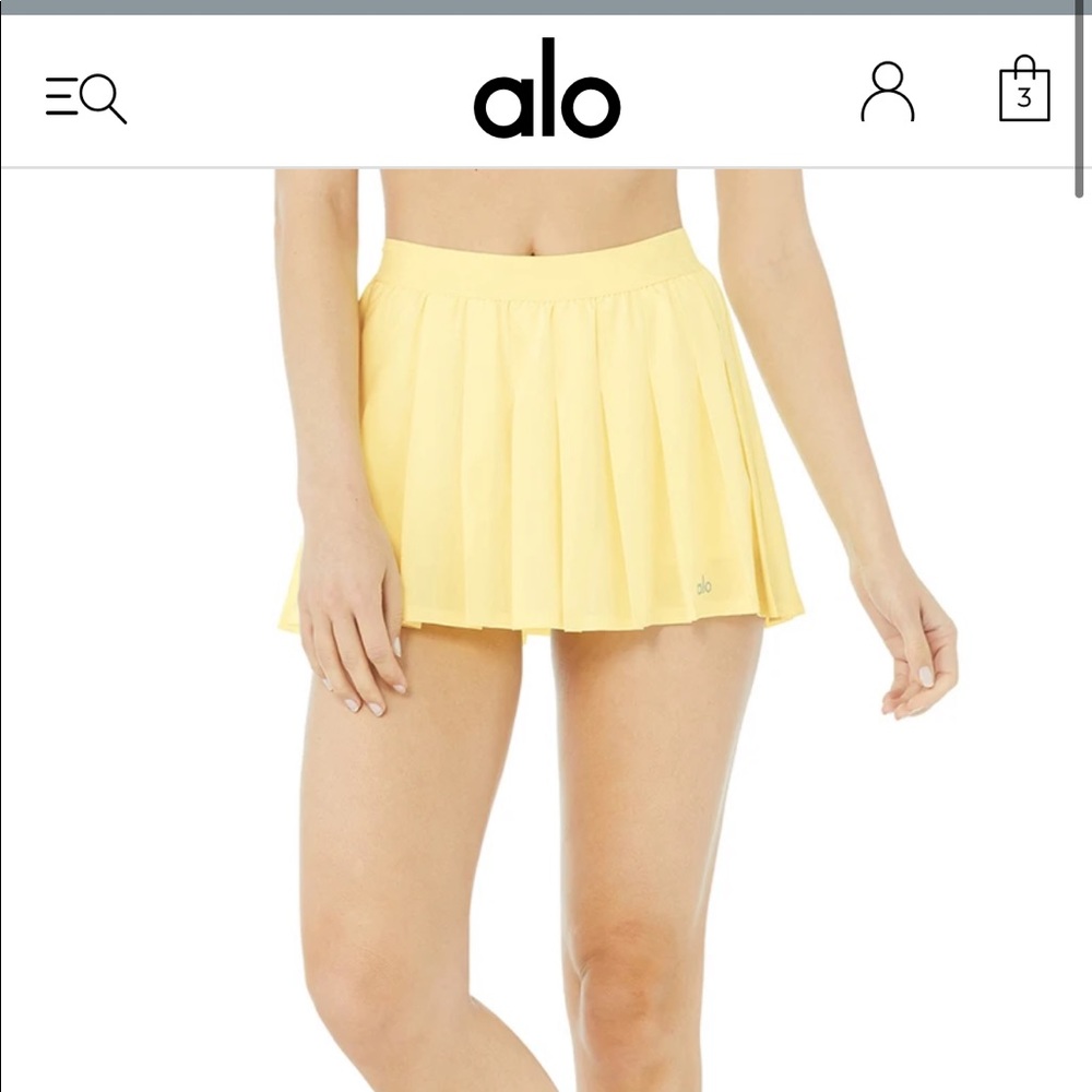 ALO Yoga- small Varsity Tennis Skirt